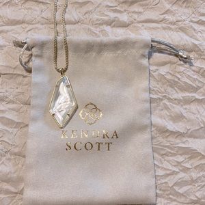 Mother of pearl Kendra Scott necklace